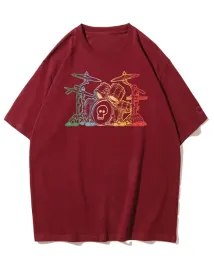 koszulka-oversize-perkusja-z-czaszka-vintage-muzyka-bordowy-m