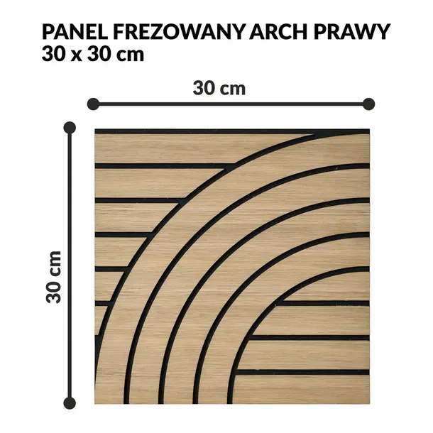 panel-lamel-frezowany-arch-prawy-30x30-cm-dekor-scienny-jednostka-sprzedazy-sztuka