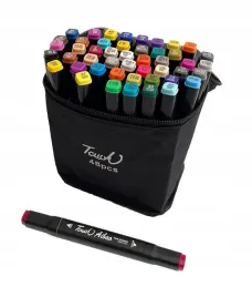 mazaki-marker-dwustronny-wielokolorowy-touch-48-szt