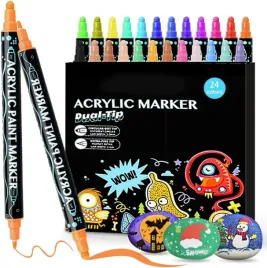 markery-akrylowe-zestaw-24-szt-pisaki-flamastry-mazaki-wodoodporne-z-farba