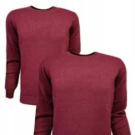 sweter-meski-klasyczny-bordowy-prosty-casual-m