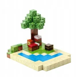 klocki-magnetyczne-minecraft-128-szt-cala-sceneria-4-figurki-mocne