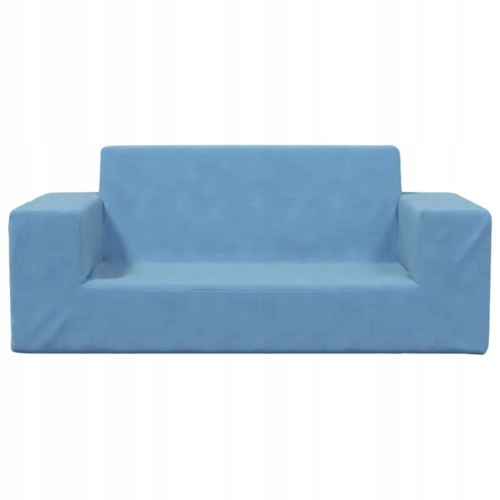 2-os-sofa-dla-dzieci-niebieska-miekki-plusz-stan-nowy
