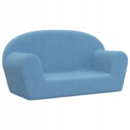 2-os-sofa-dla-dzieci-niebieska-miekki-plusz