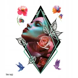 tatuaze-tymczasowe-tattoo-3d-wzory-kobieta-ptaki-kwiaty-motyle-roza