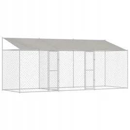 klatka-dla-psa-srebrny-600-x-200-x-256-cm-stal-galwanizowana