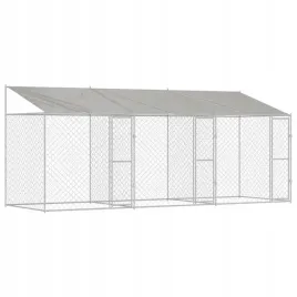 klatka-dla-psa-srebrny-600-x-200-x-256-cm-stal-galwanizowana