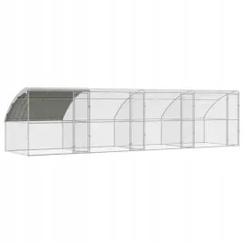klatka-dla-kur-srebrny-800-x-200-x-198-5-cm-stal-galwanizowana
