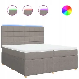 lozko-kontynentalne-z-materacem-taupe-tkanina-200x200-cm