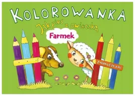 kolorowank-jak-pies-z-owieczka-farmek