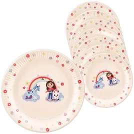 talerzyki-papierowe-koci-domek-gabi-partydeco-23-cm-6-szt