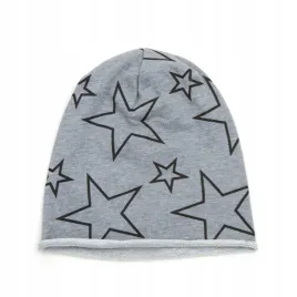 czapka-zimowa-beanie-krasnal-bawelniana-gwiazdy