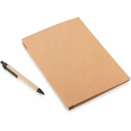 notes-a5-gladki-40-kartek-papier-kraftowy-z-dlugopisem-i-kieszonka
