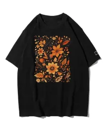 koszulka-oversize-jesienne-kwiaty-piekno-na-prezent-czarny-l