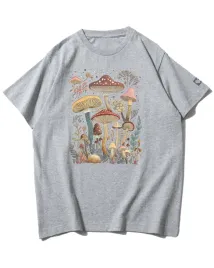koszulka-oversize-magiczne-lesne-grzyby-zbieranie-hobby-szara-xl