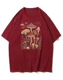 koszulka-oversize-magiczne-lesne-grzyby-zbieranie-hobby-bordowy-l