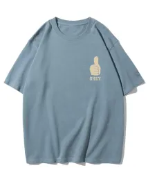 koszulka-oversize-kciuk-w-gore-okey-minimalistyczna-niebieska-m