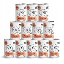 paka-zwierzaka-pepe-roe-deer-monobialkowa-mokra-karma-dla-psa-sarna-12x400g