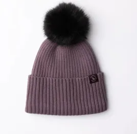 czapka-zimowa-horze-nele-25aw-z-odpinanym-pomponem-flint-purple-fioletowa