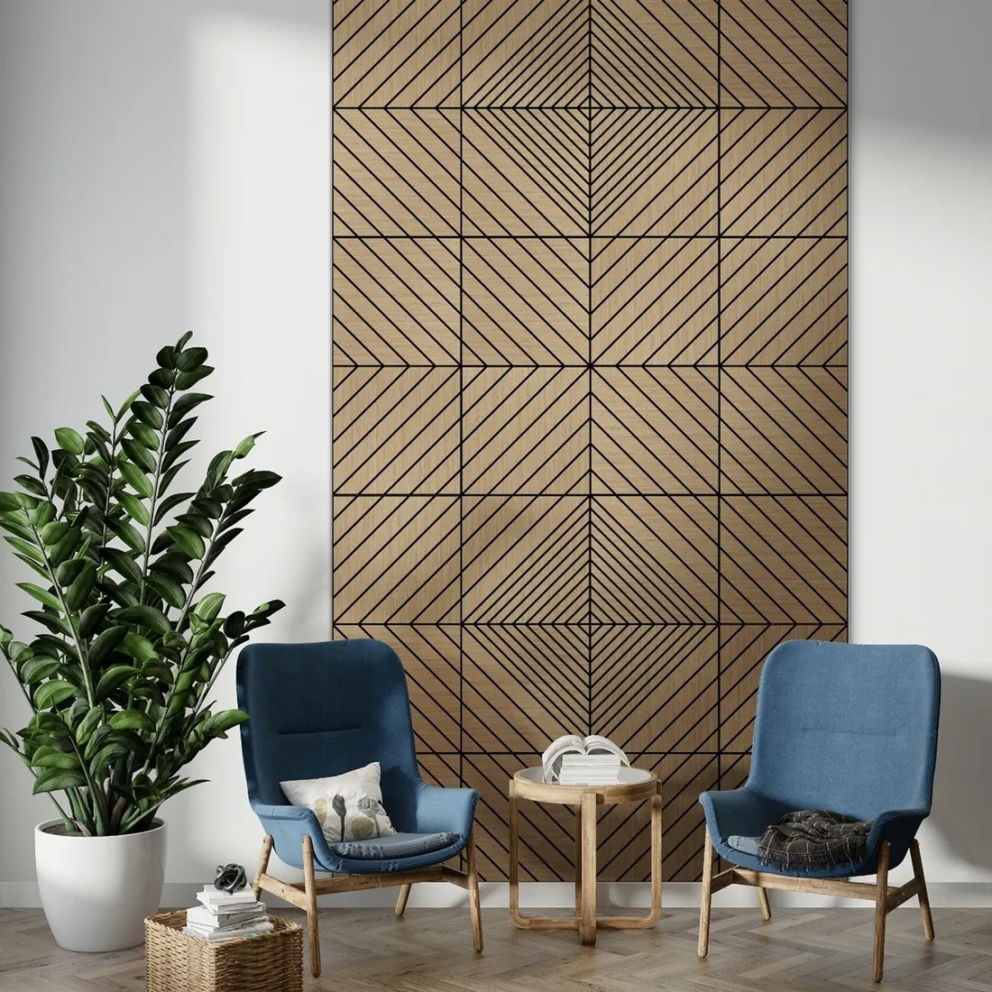 panel-soft-50x50-dab-skos-szeroki-panel-scienny-mdf-diagonalny-wzor-stan-nowy