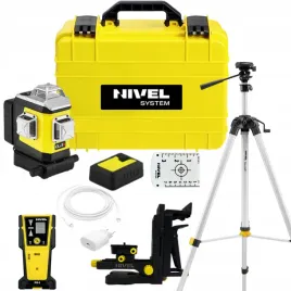 nivel-system-clx3r-laser-krzyzowy-czerwony-zestaw-czujnik-statyw