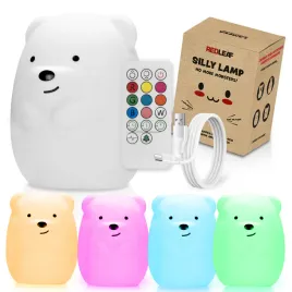 lampka-nocna-dla-dzieci-kolorowa-silikonowa-mis-niedzwiedz-bear-redleaf