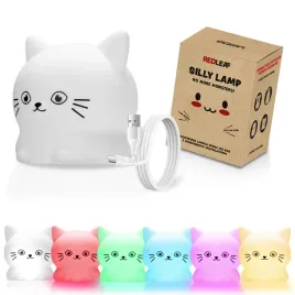 lampka-nocna-dla-dzieci-kolorowa-silikonowa-bezpieczna-kot-cat-redleaf