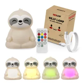 lampka-nocna-dla-dzieci-kolorowa-silikonowa-bezpieczna-pilot-rgb-leniwiec
