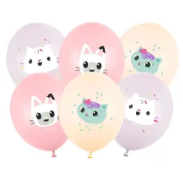 balony-koci-domek-gabi-pastelowe-kotki-partydeco-12-6-szt