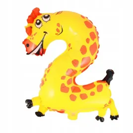 balon-foliowy-dwa-balon-zyrafa-2-balonik-na-dwa-latka-zyrafka-41-cm