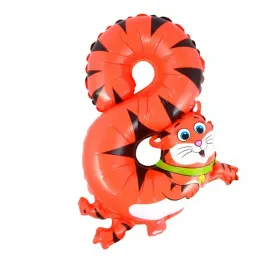 balon-foliowy-osiem-balon-tygrys-8-balonik-na-osme-urodziny-tygrysek-41-cm