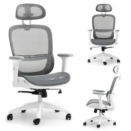 szary-obrotowy-fotel-biurowy-z-podlokietnikami-mesh-iker-noga-bialy