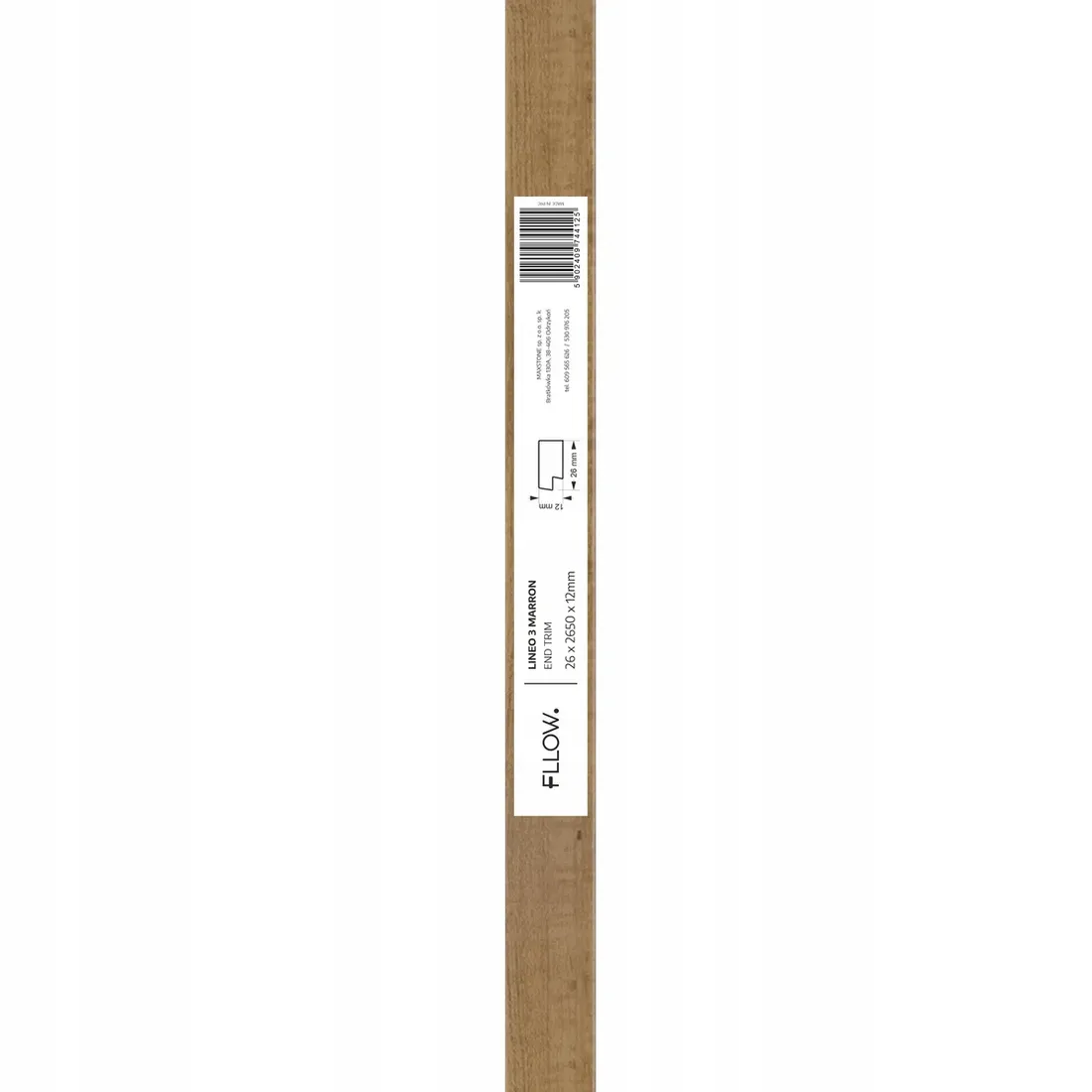 panel-scienny-lineo-3-marron-modul-koncowy-stan-nowy