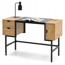 debowe-biurko-z-szufladami-i-polka-do-domowego-biura-120-cm-loft-czarny