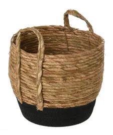 ote-kosz-clover-m-trawa-morska-naturalny-czarny-styl-nowoczesny