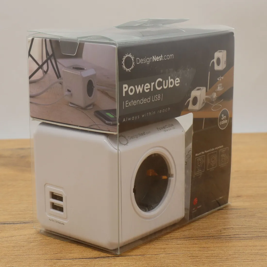 listwa-zasilajaca-powercube-4-kabel-3-metry-2x-usb-stan-powystawowy