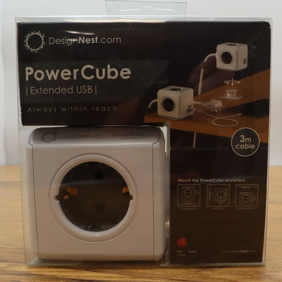 listwa-zasilajaca-powercube-4-kabel-3-metry-2x-usb-stan-powystawowy