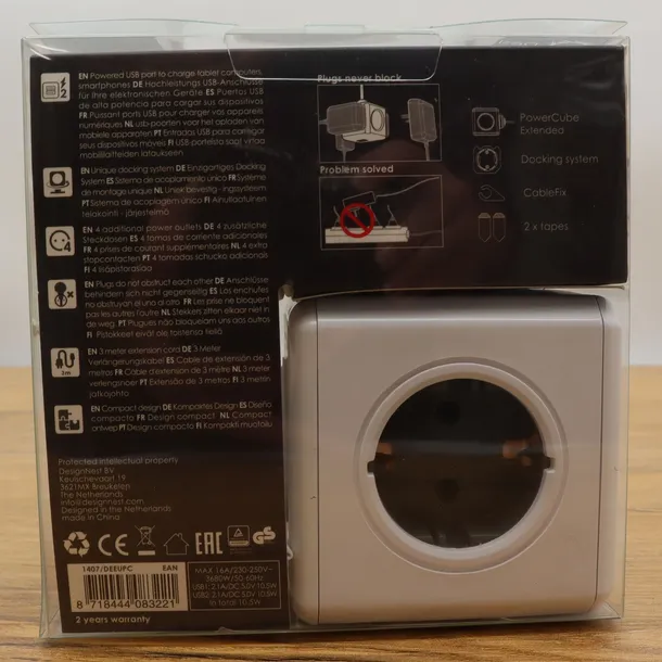 listwa-zasilajaca-powercube-4-kabel-3-metry-2x-usb-rodzaj-listwa-zasilajaca