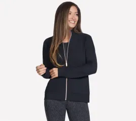 bluza-damska-skechers-go-luxe-rib-full-zip-jacket-czarna-ja293-blk