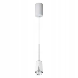 milagro-flower-chrome-lampa-wiszaca-1xgu10-bialy