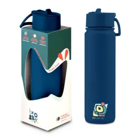 brosky-abstract-granatowa-stalowa-butelka-termiczna-ze-slomka-680-ml