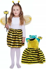 pszczolka-kostium-przebranie-stroj-pszczolki-skrzydla-opaska-spodnica-4-el