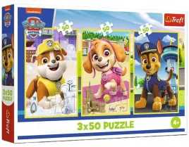 puzzle-3x50-nasze-pieski-trefl