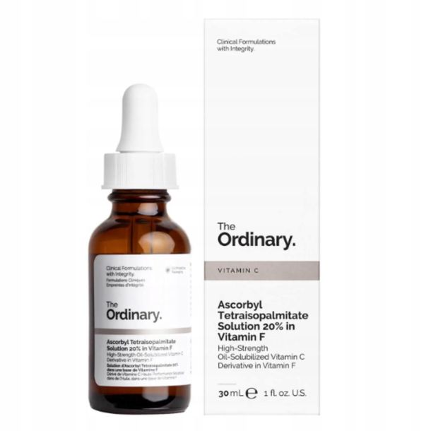 The Ordinary. VITAMIN C SERUM Tetraisopalmitate Solution 20% VITAMIN F 30ml