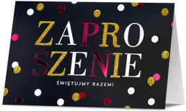 zaproszenia-uniwersalne-czarne-w-kropki-5-szt