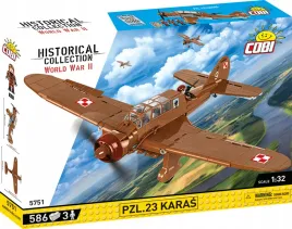 klocki-konstrukcyjne-cobi-5751-lekki-bombowiec-pzl-23-karas-samolot-586el
