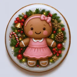ciastko-lukrowane-mamik-family-siostra-pink-roz-xl-kolo-recznie-robione