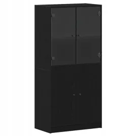 highboard-czarny-68-x-37-x-142-cm-material-drewnopochodny