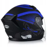 otwarty-kask-motocyklowy-niebieski-matt-skuter-chopper-ecer-22-06-blenda-stan-opakowania-oryginalne