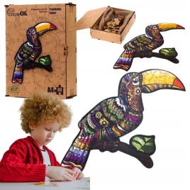 puzzle-drewniane-ukladanka-tropikalny-tukan-zestaw-puzzli-a4-ozdoba-pua4-01